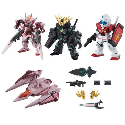 Bandai Gashapon Original Mobile Suit Ensemble (MSE) Gundam RX-78-2 Strike Hi-Nu Wing Astray ZZ Barbatos Assemble Model Kit