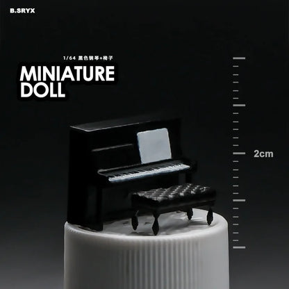 1/64 Scale Figure Band Singer Model  Resin  Miniature Figures Diorama Minifigures Garage Scenes DIY Craft Toys Collectible