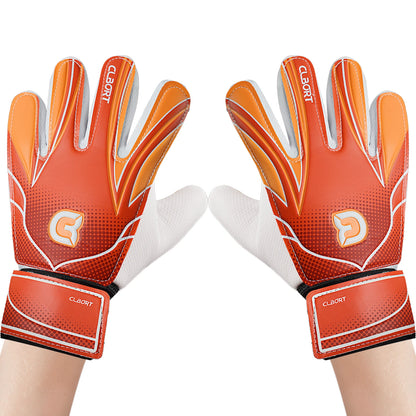 1 pair Non-Slip Soccer Goalie Gloves with Double Wrist Protection