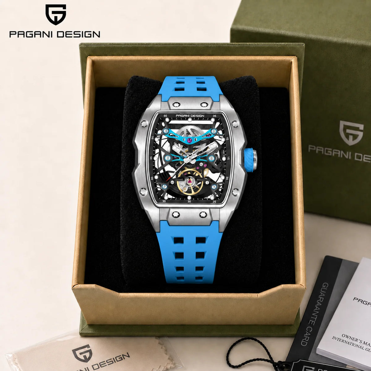 PAGANI Design 2026 New Men Automatic Mechanical Watch Miyota 8215 Sapphire Crystal 40mm Stainless Steel Waterproof