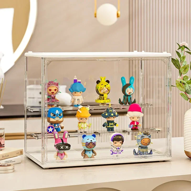 Acrylic Showcase Clear Display Stand For Collectible Figures And Blind Box Toys