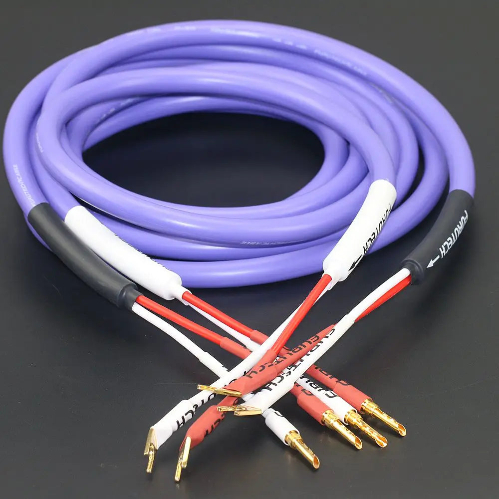 Original Japanese FURUTECH FS - α 36 Alpha OCC HiFi amplifier speaker speaker cable banana to Y plug main speaker cable