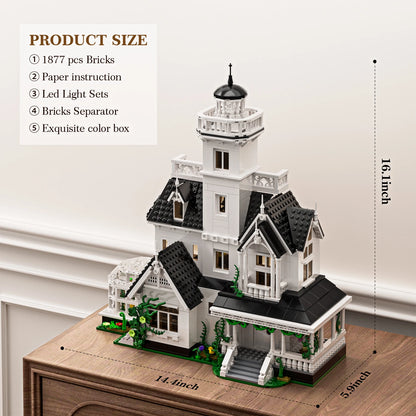 Medieval Vintage Cottage Building Blocks Set Magic House Owens Home Retro Architecture Bricks Collectible Gifts for Adult Fans