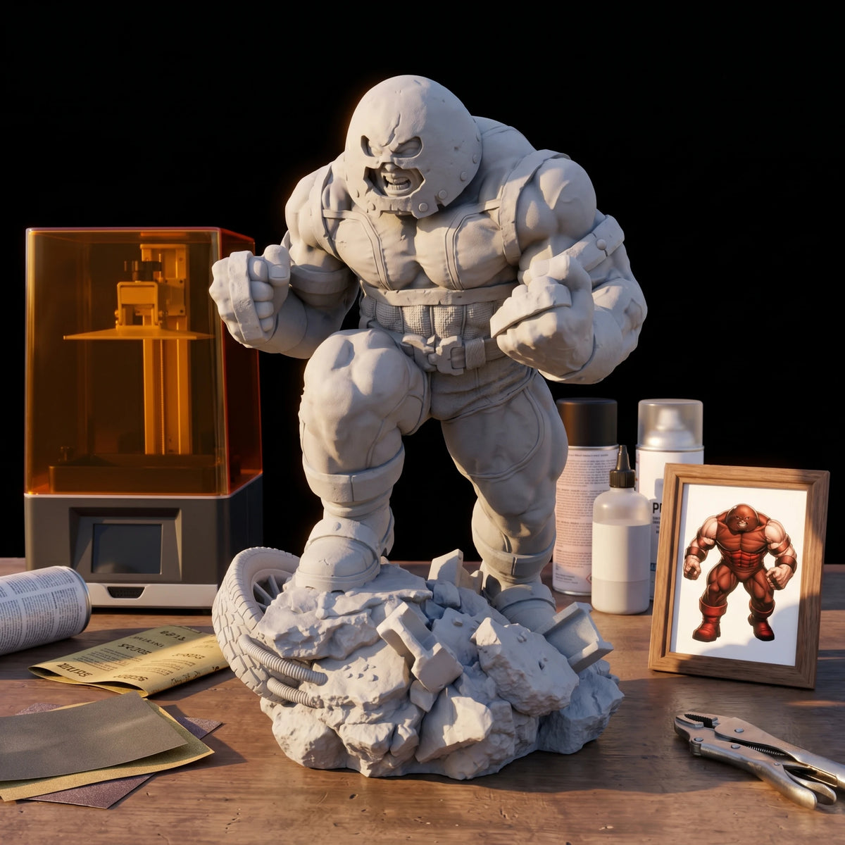 1/24 1/18 1/12 Cyttorak Cain  Unpainted Unassembled 3D Printing Resin Model Garage Kits (Requires Painting and Assembly)