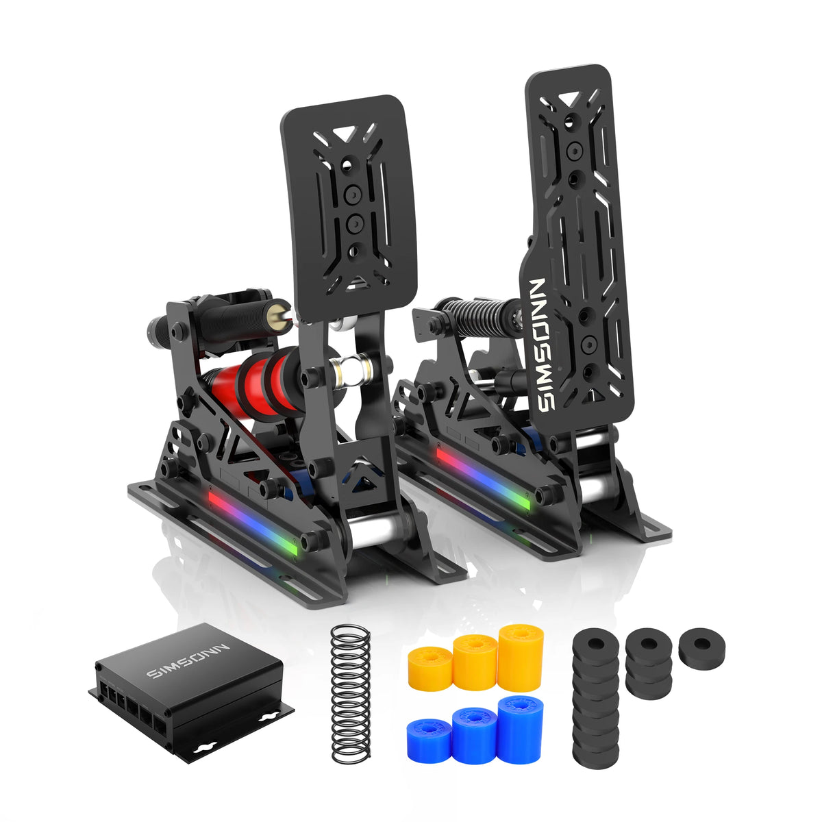 SIMSONN PRO X Ultra Sim Racing Pedals Pressure Sensor Pedal PC Racing Simulator Pedals Support VAM Series Vibration Motor