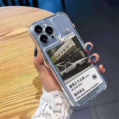 Japan Classic Comic Initial D JDM AE86 Phone Case for iPhone 17 16 15 14 13 12 11 Pro Max Mini X XS XR 7 8 Plus Dustproof Cover