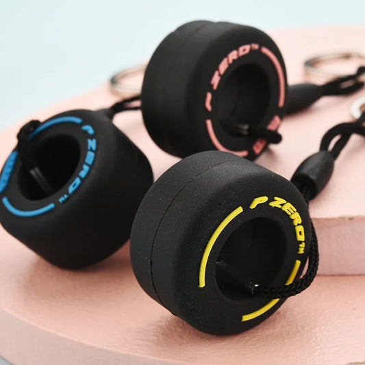 Creative Gear Head Keychain Speed Gearbox Keyring for Car Key Turbo Hub Brake Disc Pendant Shock Absorber Keys Holder Chain Ring