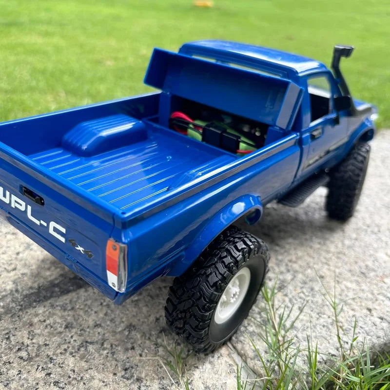 1:16 WPL-C24 RC Off-Road Climbing Truck 4WD All Terrain Remote Control Pickup Car High Torque Motor Electric Hobby Toy Boy Gifts