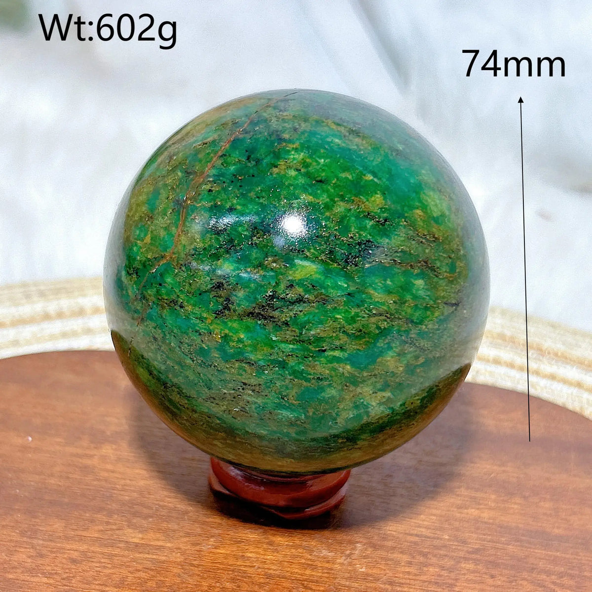 Healing Natural Crystal Emerald Sphere High Quality Polished Ball Gemstones Mineral Home Decorations Ornament Room Decor Gift