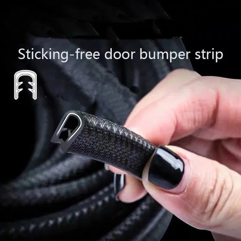 Car Door Edge Scratch Protector with Steel Disc Bumper Trim Edge Scratch Protector Strip Sealing Guard Styling Protector Decor