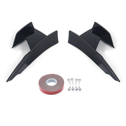 6pcs Carbon Fiber Or Bright Black Car Styling Accessories Front Bumper Side Decoration For BMW F80 M3 For BMW F82 M4