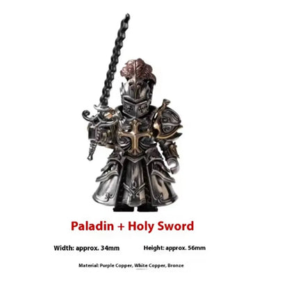 Original Logo 2026 Black Knight Crusade Magnetic Detachable Metal Figurine Desktop Decoration Figurine Cultural Creative Souveni