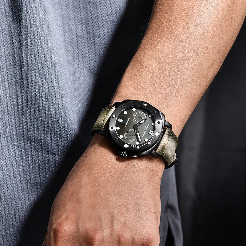PAGANI DESIGN New 41mm Men's Automatic Mechanical Watch CAL. 2C22 Sapphire Glass Waterproof 200M Diving Reloj Hombre