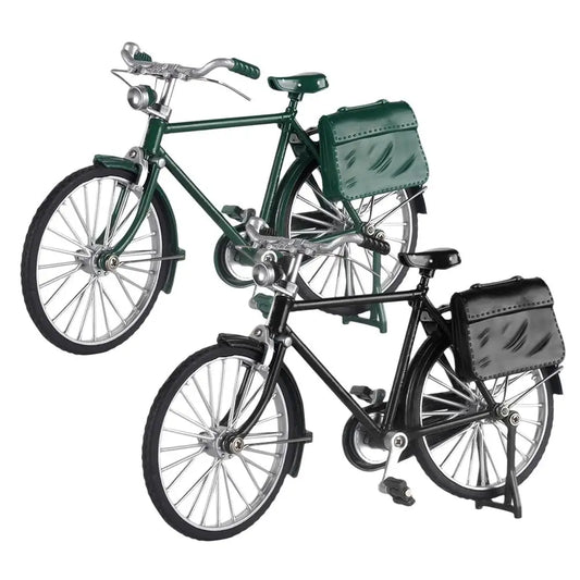 Bicycle Simulation Model Classic Retro Alloy Bicycle Model Toys Gifts Toys for Boys Mini Bicycle Small Ornaments Home Decoration