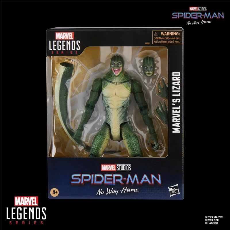 Hasbro Original Marvel Legends Spider-Man：No Way Home Lizaro Electro Action Figure Toys for Boys Girls Gift Collectible Model