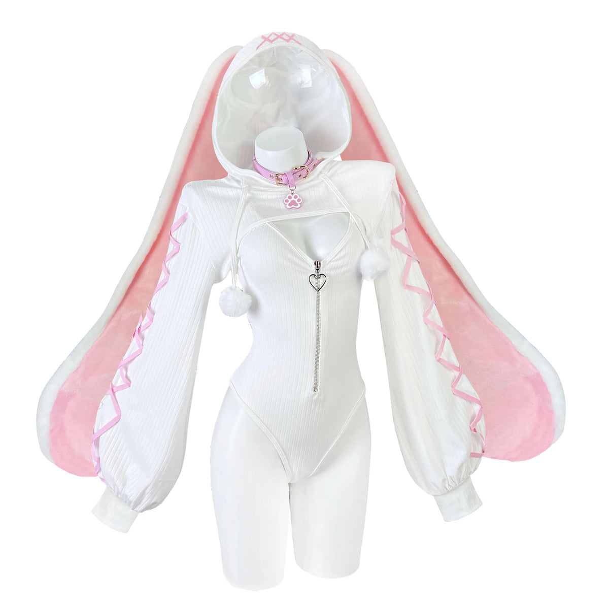 KORURACLUB Cosplay Sexy maid outfit Bunny Outfit cosplay women Animal Costumes Bunny Bodysuit Fluffy rabbit ears tail
