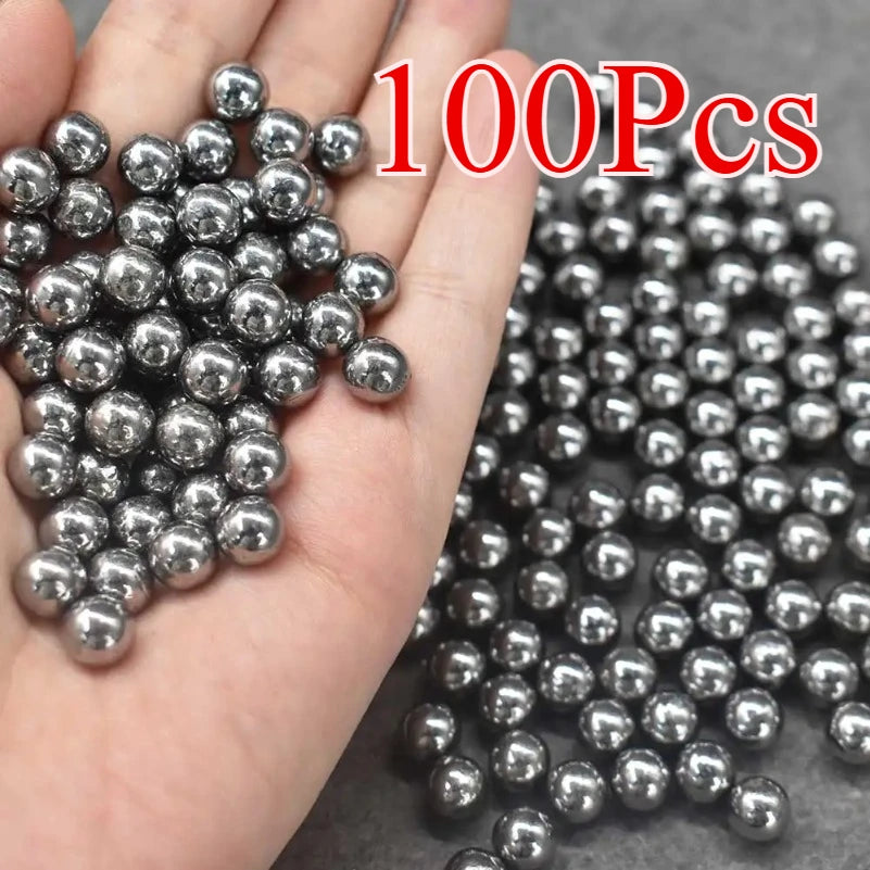 100/300pcs Steel Balls for Slingshot 8mm Standard 8mm Outdoor Shooting Steel Balls Suitable for Various Repeating Slingshots