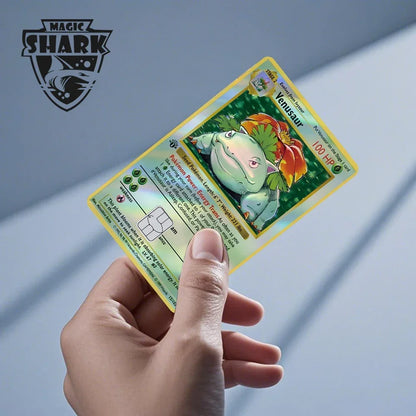 Charizard Gyarados Venusaur Blastoise Mewtwo Squirtle Snorlax Holographic Laser Credit Debit Card Film Skin Sticker