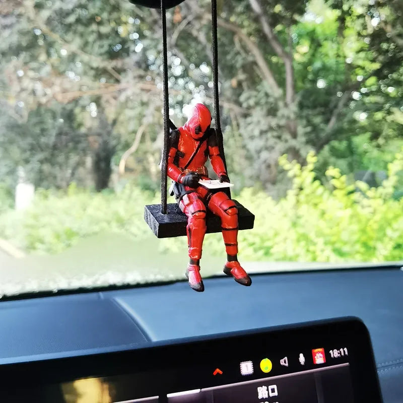Deadpool 2 Action Figure X-Men Swing Posture Anime Doll Car Charm Decoration PVC Collection Figurine Kids Toys
