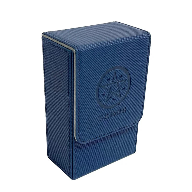 Minimalist Portable Pu Material Card Storage Box Water Proof Dust Proof For Board Game Cards And Collectible Sets