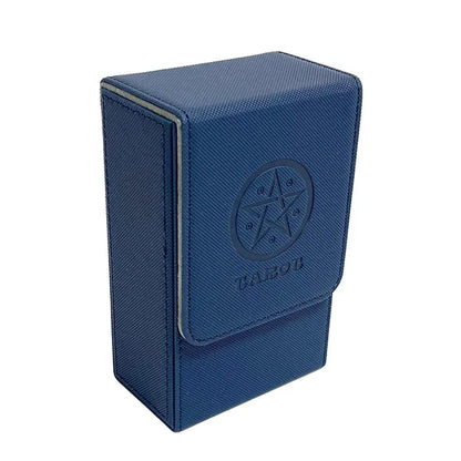Minimalist Portable Pu Material Card Storage Box Water Proof Dust Proof For Board Game Cards And Collectible Sets