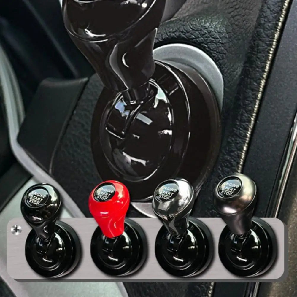 Car Start Button Cover Retro Joystick Decoration Car One Click Start Joystick Decorative Ball Automotive Interior Accessory