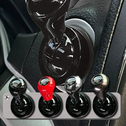 Car Start Button Cover Retro Joystick Decoration Car One Click Start Joystick Decorative Ball Automotive Interior Accessory