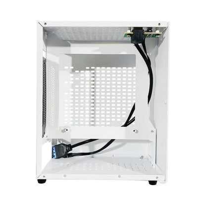 Desktop Case MINI ITX Case  Aluminium Mini-ITX Desktop Bagpack Computer Case Compatible with Mini Graphic Card