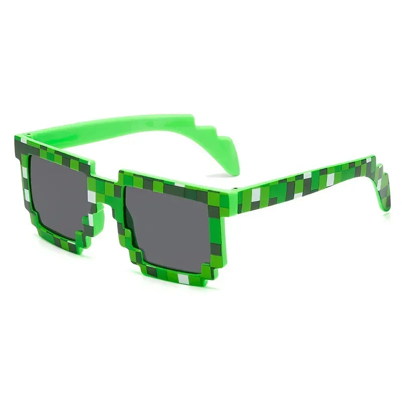 Hot 20 Styles Fashion Sunglasses Kids Cos Play Action Game Toy Cosplay Square Glasses with EVA Case Toys for Children Gift