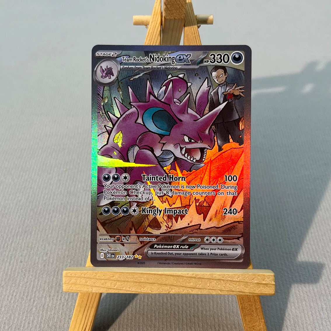 DRI PTCG4-001 Tcg proxy PKM Cards Misty's Psyduck Cynthia's Garchomp Rare Collection Battle Toys Gifts for Hobbies home play