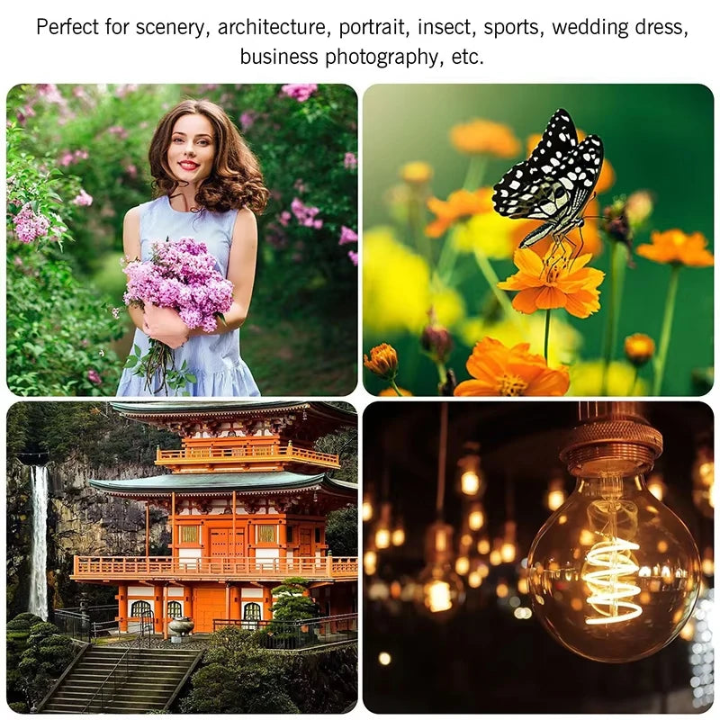 Lightdow Full Frame 85mm F1.8-22 MF Portrait Lens for Canon EF Nikon F SLR Camera Canon RF Nikon Z Sony E Mount Digital Camera