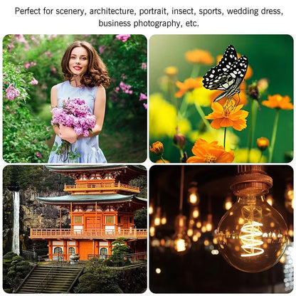 Lightdow Full Frame 85mm F1.8-22 MF Portrait Lens for Canon EF Nikon F SLR Camera Canon RF Nikon Z Sony E Mount Digital Camera