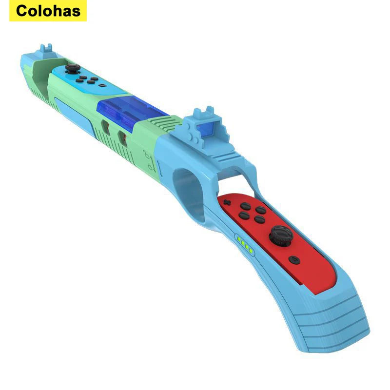 Game Shooting Gun For Nintendo Switch Joy-con Handgrip Sense Joystick Controller Gamepad Joypad Gaming Gun for NS Accessories
