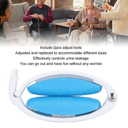 1pcs Male Urinary Incontinence Clamp Prevent Leakage Adjust Pressure Soft Silicone Incontinence Clip Men Male Patients Care
