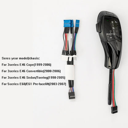 LED Gear Shift Knob Retrofit Kit for Car Accessories BMW E90 E91 E93 E81 E82 E84 E87 E88 E89 E46 E61 E60 E83 X3 E85 E86 E39 E53