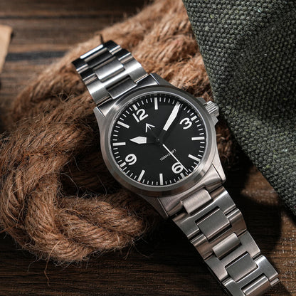 MILITADO ML18 36mm Watch VH31 Sweep Second Quartz Movement 316L Steel Sapphire BGW9 Lume 100M Waterproof Men's Wristwatch