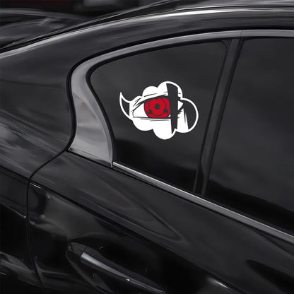 Sharingan under the Akatsuki auspicious clouds decal，for anime fans,creative&fashion decal with high quality!