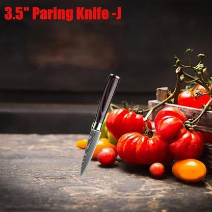 Damascus Kitchen Knives Professional Chef Knife Japanese Santoku Slicing Knife Stainless Steel Boning Knife Butcher Knife