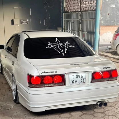 High-Quality Waterproof Three-Cross Stickers for Your Car Faith Expression in a Beautiful Design Automotive Decal