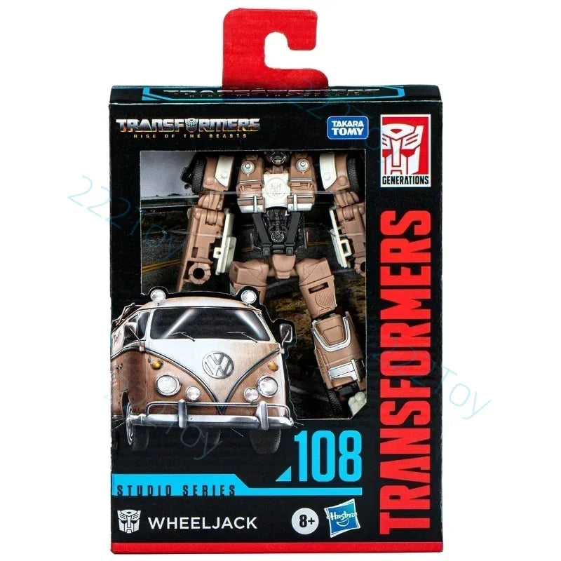 New Transformers Toys Studio Series SS108 Deluxe Class Wheeljack Anime Model Action Figures Robot Toy Collectibles Hobbies Gifts