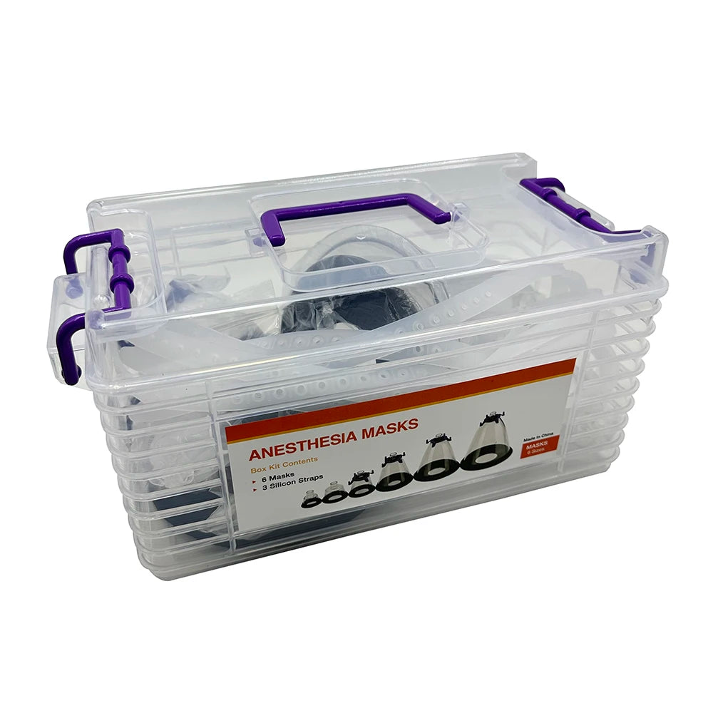 Pet Breathing Mask Animal Anesthesia Kit For Cat Dog Bird Snake Rat With Oxygen Onhalation Atomization Clinic Hospital Supplies
