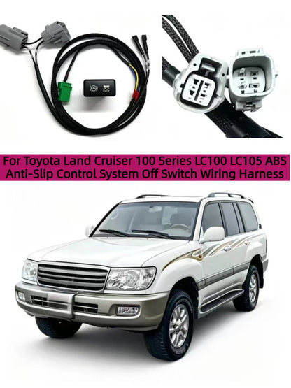 For Toyota Land Cruiser 100 Series LC100 LC105 ABS Anti-Slip Control System Off Switch Wiring Harness