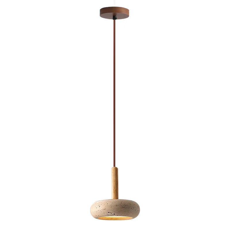 JIANKIXING Modern Yellow Travertine Pendant Suitable for Dining Island Living Study Room Atmosphere Decor Lighting free Shipping
