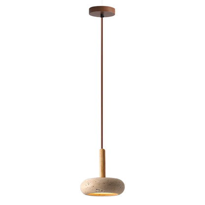 JIANKIXING Modern Yellow Travertine Pendant Suitable for Dining Island Living Study Room Atmosphere Decor Lighting free Shipping