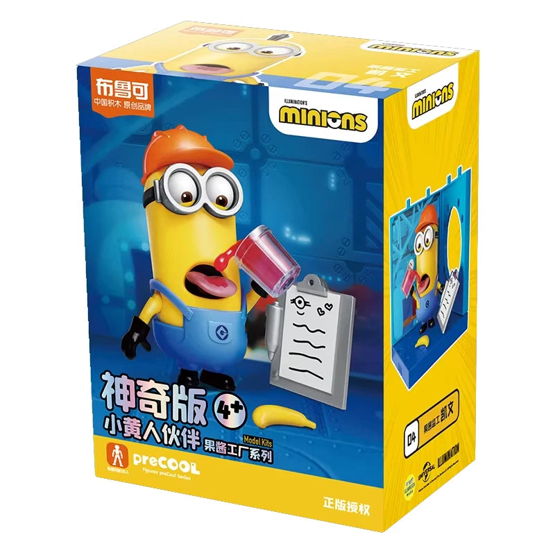 Original Blokees Minions PreCOOL Series Jelly Factory & Minions Celebration Party blind box Peripheral Collect Toys Boy Gifts