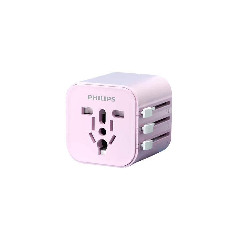 Philips Global Travel Adapter Philips Universal Conversion Socket US/EU/Aus/UK Adaptor