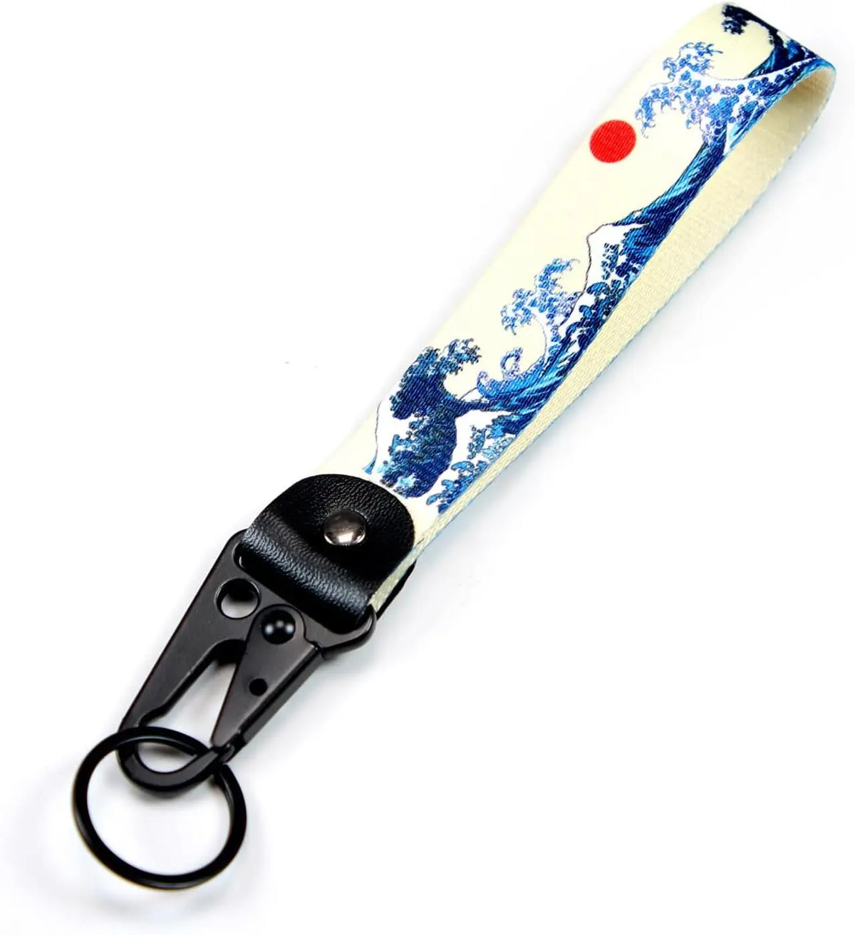 JDM Keychain, Car Motorcycle Key Chains Jet Key Tag for JDM Cars, Bikes, Scooter, ATV, UTV [Wave]