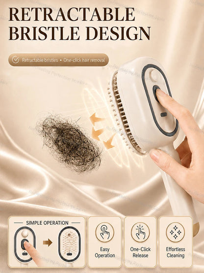 Electric Spray Air Cushion Massage Hair Brush – Anti-Tangle, Smoothing, Scalp Massage, Wet & Dry Use, USB-C Fast Charging