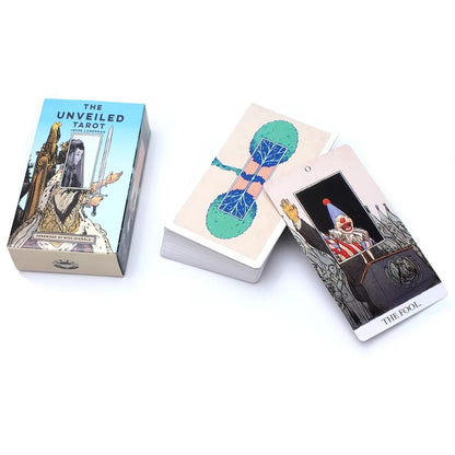 The Unveiled Tarot Deck by Jesse Lonergan Illustrated Card Set with Foreword by Mike Mignola Unique Art Design for Tarot Enthusi