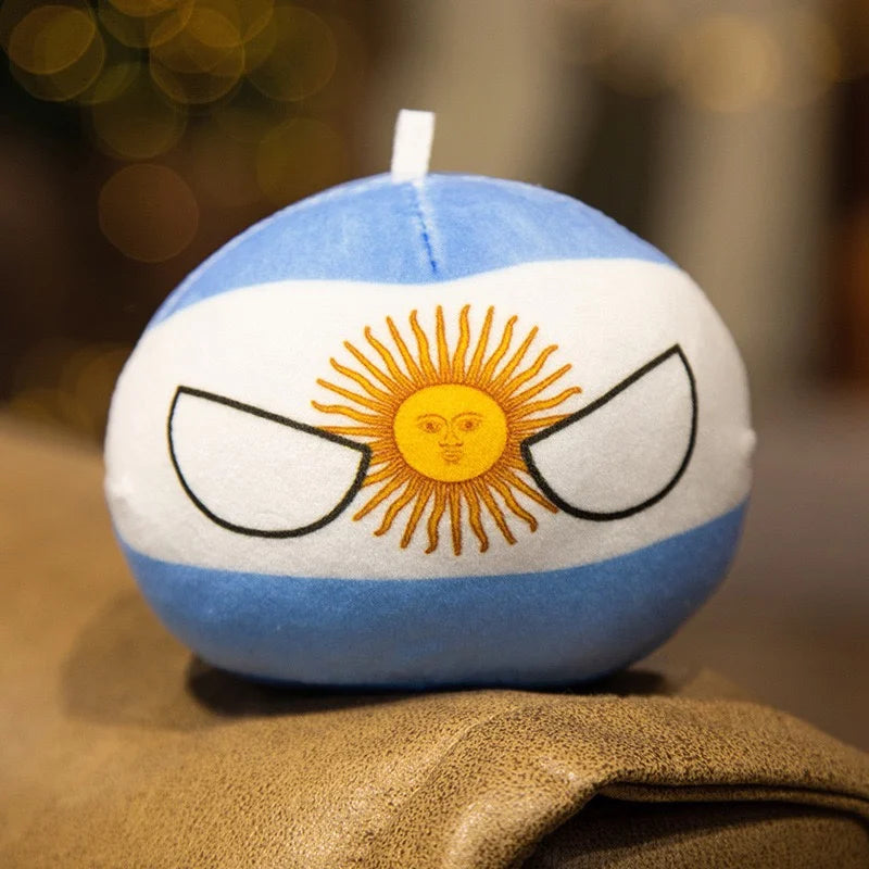 Country Ball Plush Toys 70 Styles 10cm Polandball Pendant Country Balls Countryball Stuffed Doll Xmas Birthday Gifts for Kids